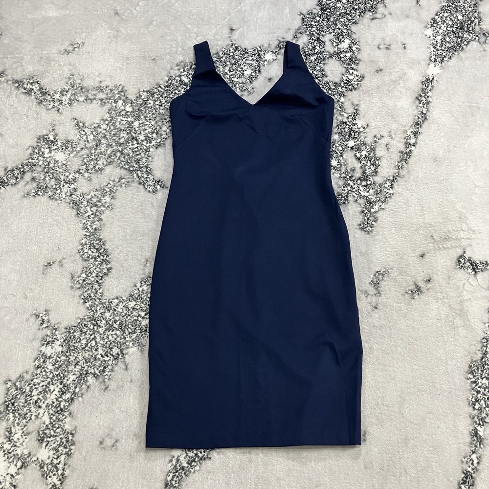Alice & Trixie Angela George Navy Blue Bodycon Sheath Dress Womens Size XS